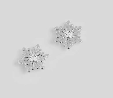 Snowflake Stud Earrings