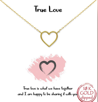 True Love Heart Necklace