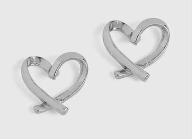 Signature Heart Stud Earrings