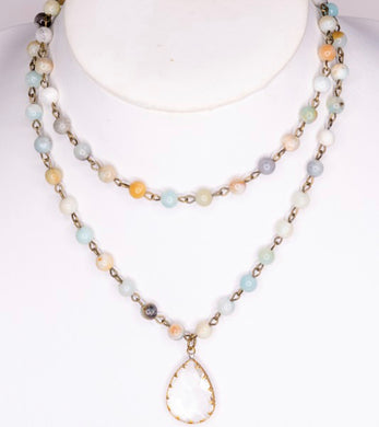 Lourdes Necklace Amazonite