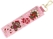 Seed Bead Christmas Keychain