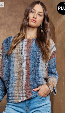 Multi Color Sweater Top