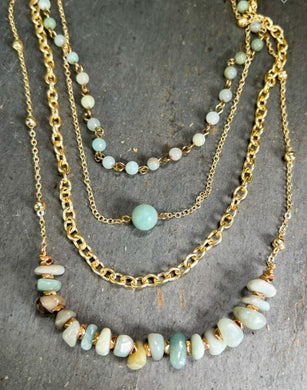 Palmer Necklace Amazonite