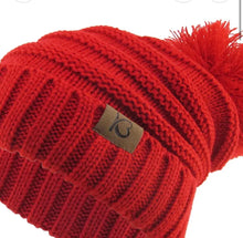 Pom Pom Cable Knit Beanie