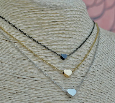 Stainless Steel Dainty Heart Necklace