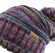 Pom Pom Cable Knit Beanie