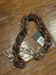 21” Autumnal Lucite Cluster Chain Strap