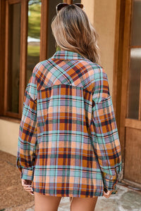 Plaid Print Loose Shirt
