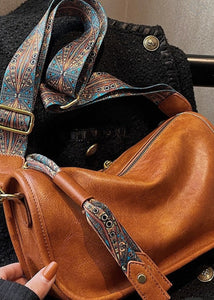 Aspen Vegan Leather Ornate Strap Handbag Crossbody