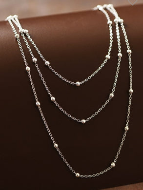 Delicate Triple Layered Necklace