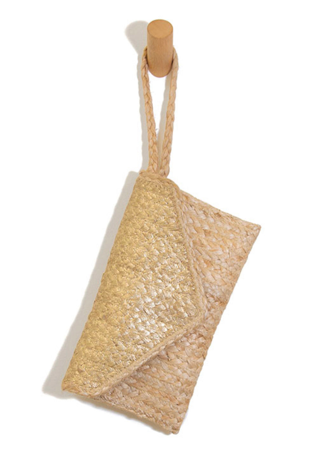 Metallic Gold Wristlet