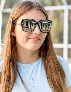 Clear Cat Eye Sunglasses