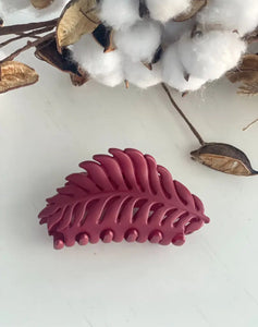 Oversize Matte Flower Hair Clip