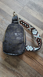 Leopard Crossbody Sling Bag