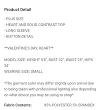 Valentine's Day Long Sleeve Top