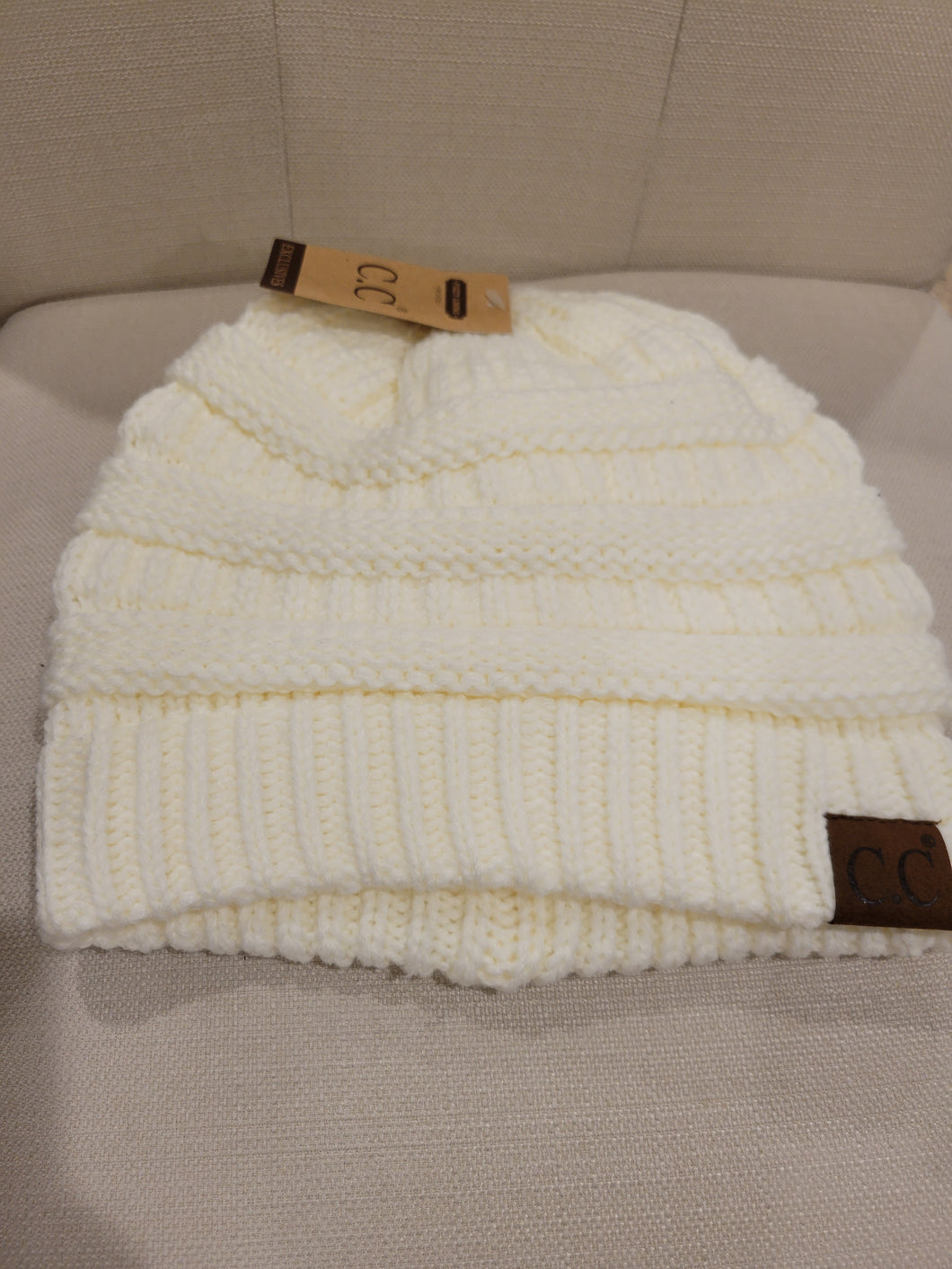 CC Beanie with Sherpa Lining