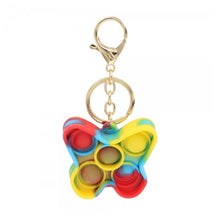 Multicolor Fidget Pop Top Keychain