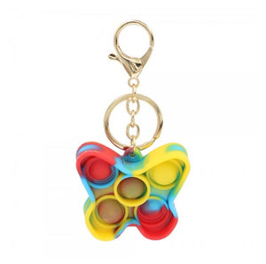 Multicolor Fidget Pop Top Keychain