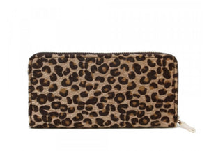 Cheetah Print Wallet Clutch