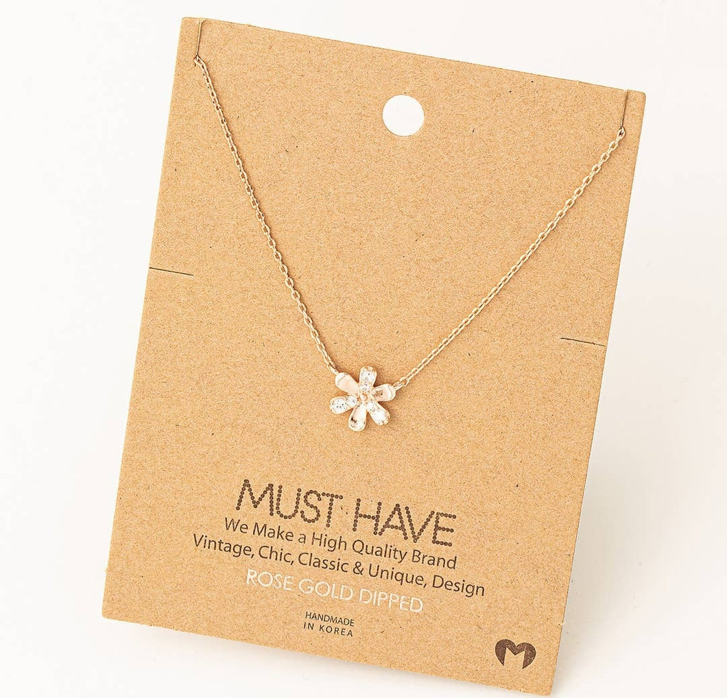 Flower Pendant Necklace