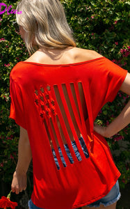 4th of July Laser Cut Top