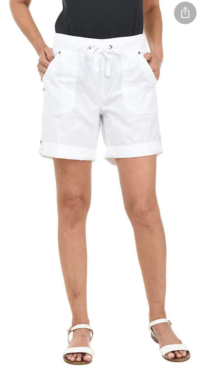 Marguerita Bermuda Pull On Cuff Short – Two Sisters Bottega