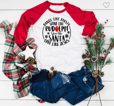 Love Like Jesus Christmas Shirts